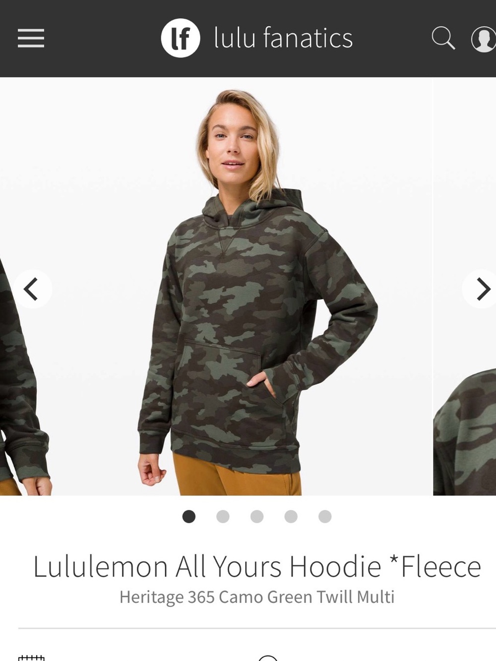 EUC Lululemon All Yours Hoodie size 10